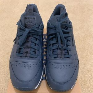 Men’s Classic Leather Blue Reebok